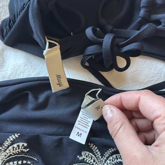 maaji Black Bikini with Palm Tree Embellishments - Picture 3 of 4